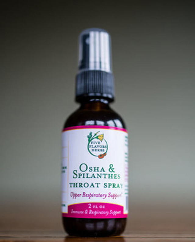 Order Osha and Spilanthes Throat Spray from Five Flavors Herbs